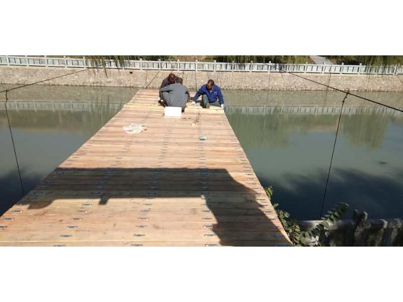 河北唐山木质吊桥施工